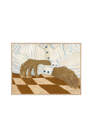 Light Stripes Print 50Cm x 70Cm