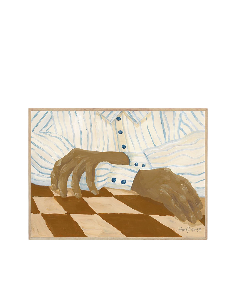Light Stripes Print 50Cm x 70Cm