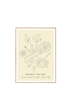 Delights at the Table Print 21Cm x 29.7Cm (A4)
