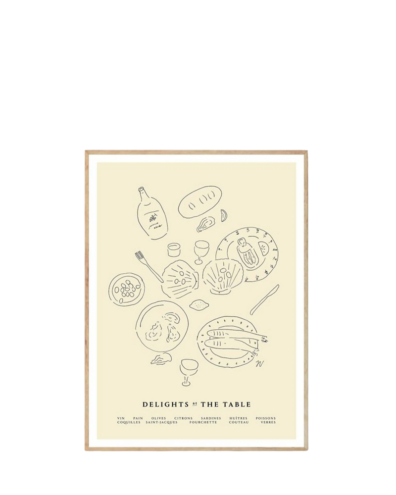Delights at the Table Print 21Cm x 29.7Cm (A4)