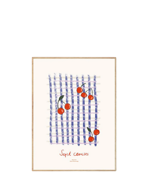 Sept Cerises Print 21Cm x 29.7Cm (A4)