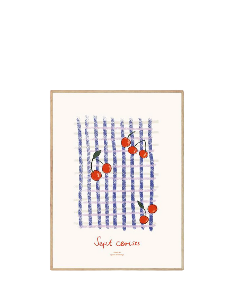 Sept Cerises Print 21Cm x 29.7Cm (A4)