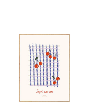 Sept Cerises Print 30Cm x 40Cm