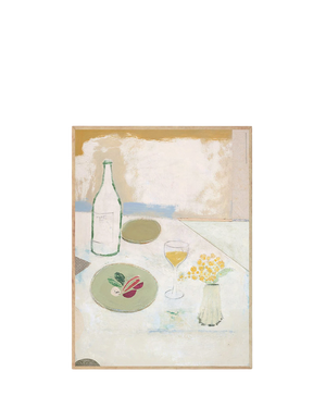 Fleurs Jaunes Print 50Cm x 70Cm