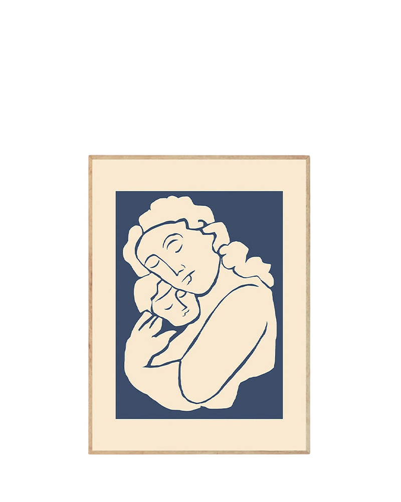 Woman with Child Print 30Cm x 40Cm