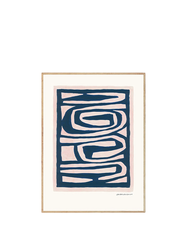 Flowing Print 50Cm x 70Cm