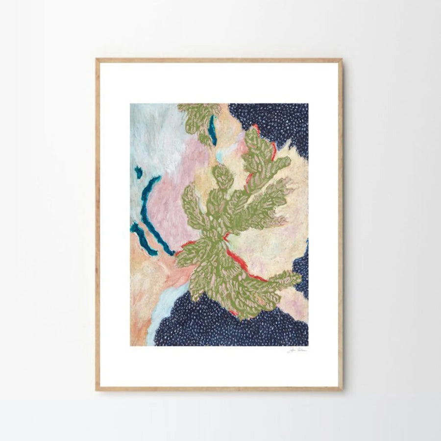 Little Green Print 70Cm X 100Cm