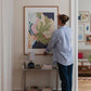 Little Green Print 70Cm X 100Cm