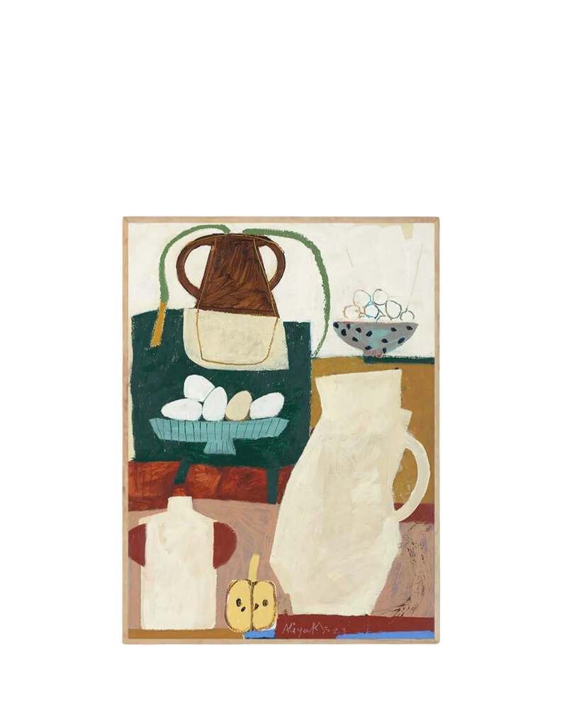 In the Kitchen at My Grandma Print 21Cm x 29.7Cm (A4)