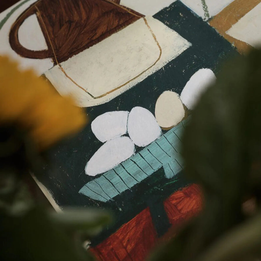 In the Kitchen at My Grandma Print 50Cm x 70Cm