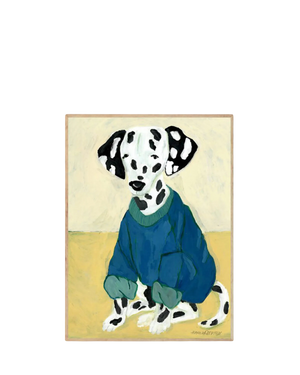 Dalmatian in Sweatshirt Print 21Cm x 29.7Cm (A4)