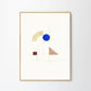 The Blue Dot Print 21Cm X 29.7Cm (A4)