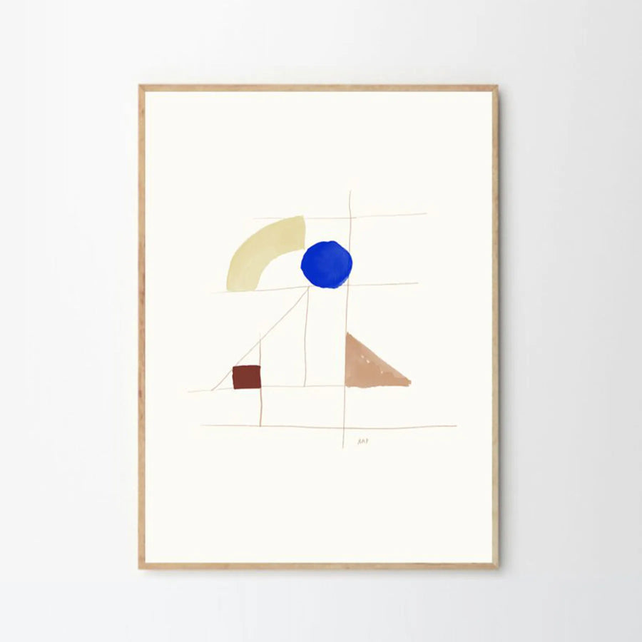 The Blue Dot Print 21Cm X 29.7Cm (A4)