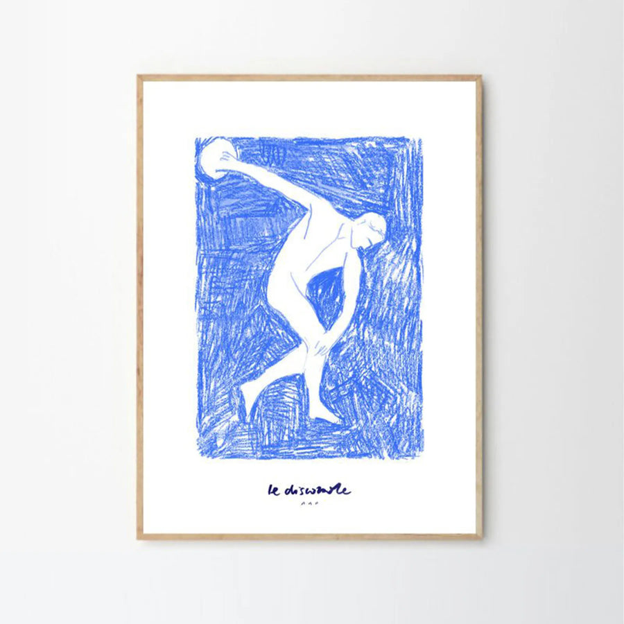 The Athlete Print 21Cm X 29.7Cm (A4)