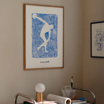 The Athlete Print 70Cm X 100Cm