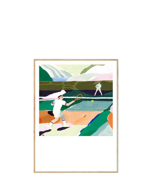 Tennis Print 30Cm x 40Cm