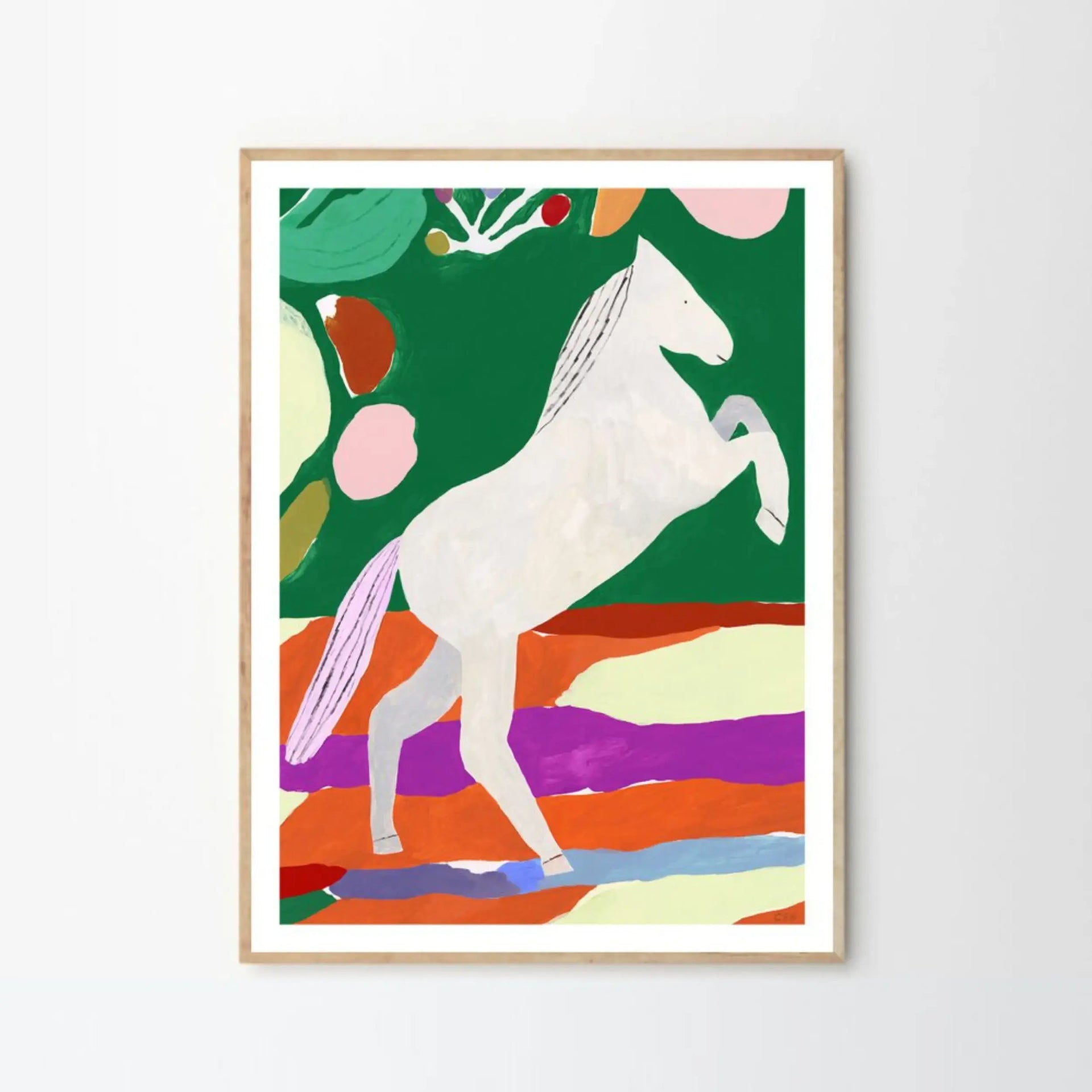 Horse Print 50Cm x 70Cm