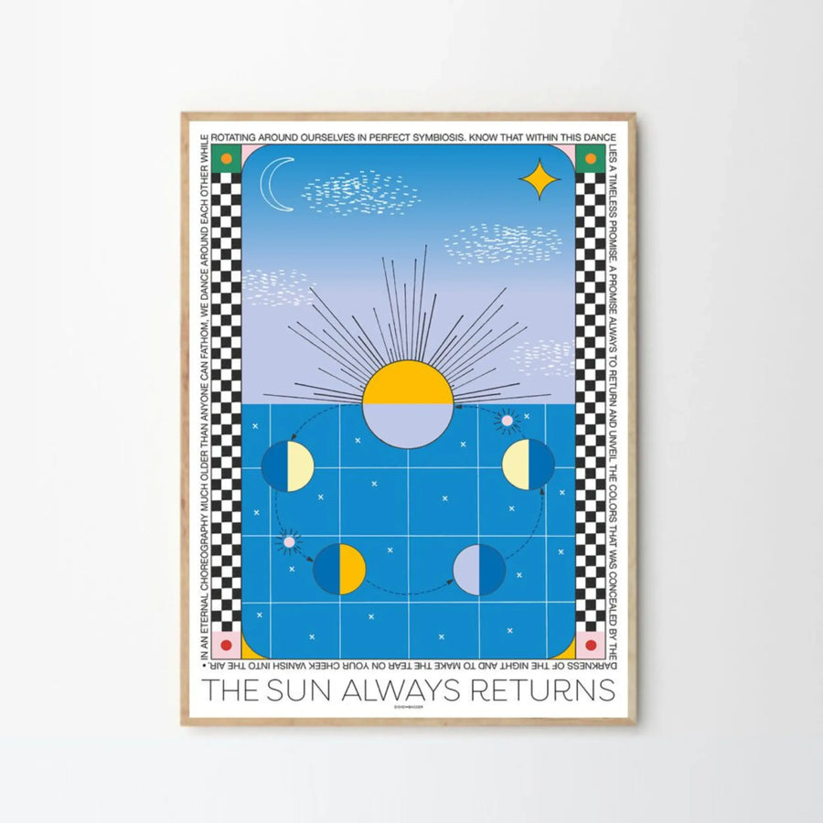 The Sun Always Returns Print 30Cm x 40Cm