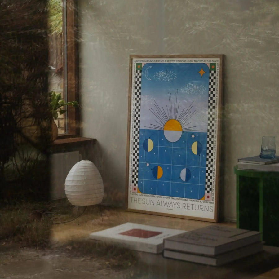The Sun Always Returns Print 30Cm x 40Cm