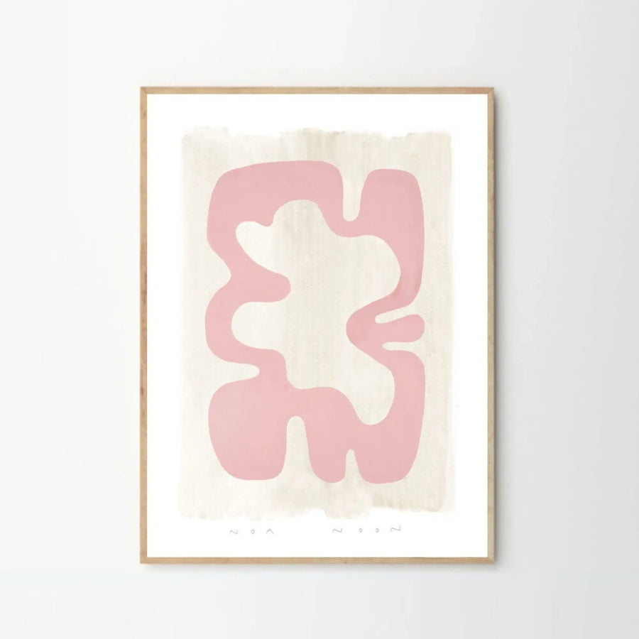 Hommage au Rose Print 40Cm x 50Cm