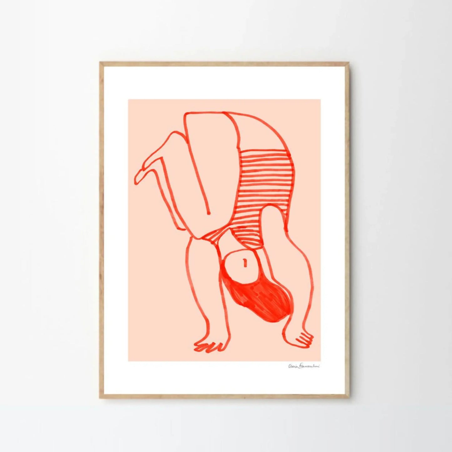 Upside Down Print 50Cm x 70Cm