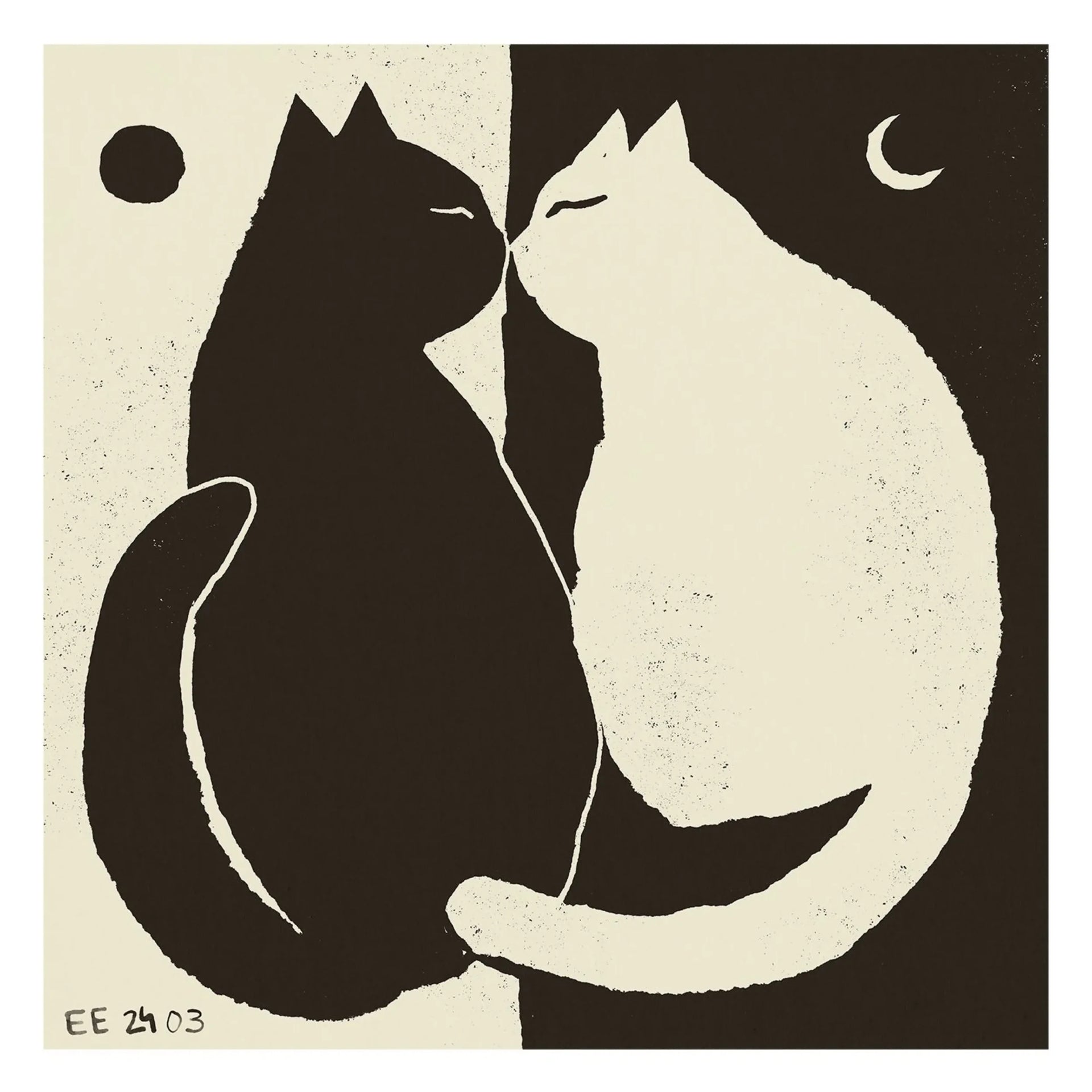 You and Me Print 50cm x 50cm