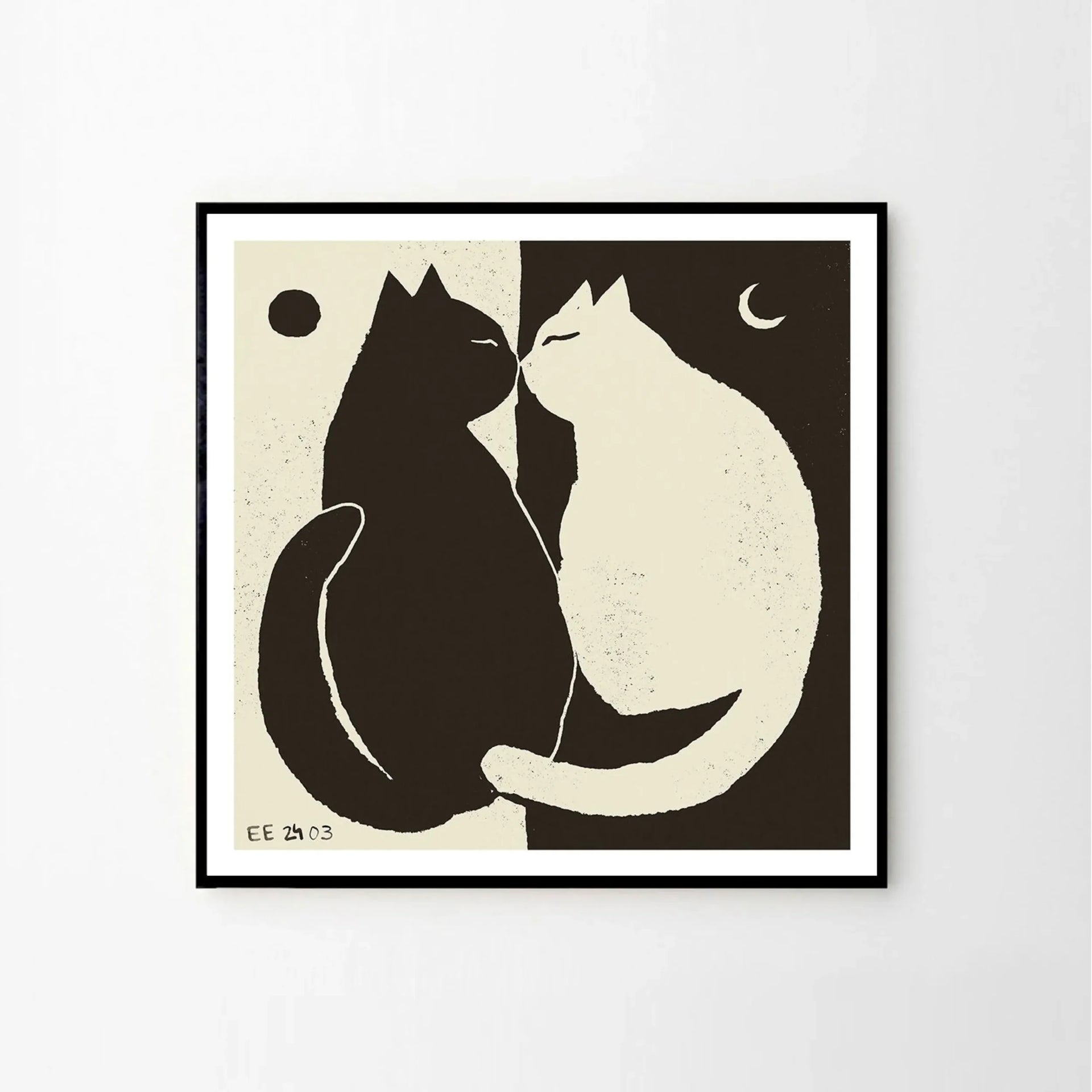 You and Me Print 50cm x 50cm