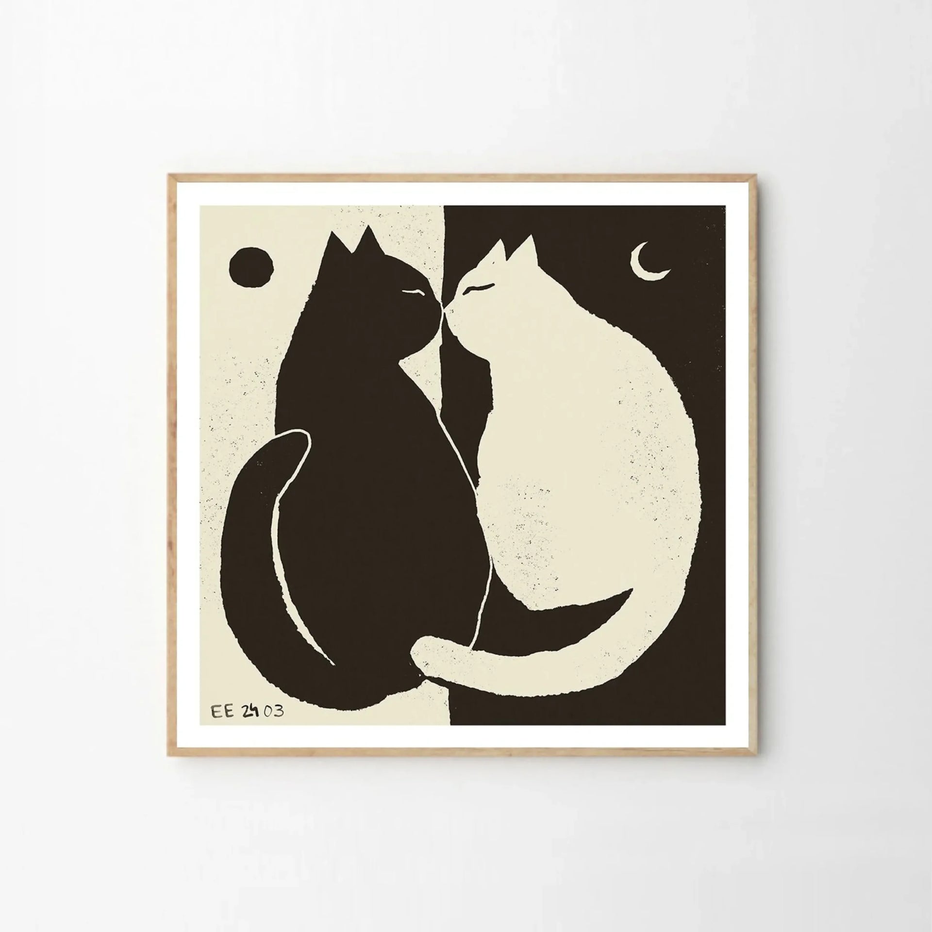 You and Me Print 70cm x 70cm