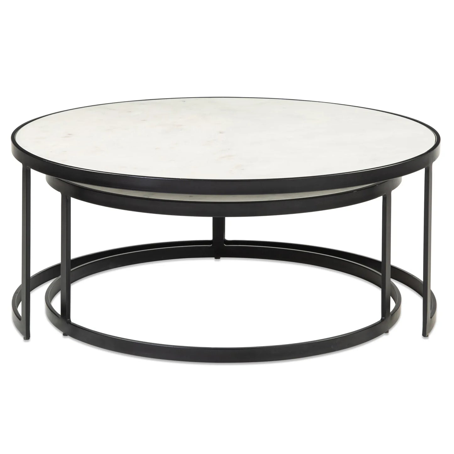 Buy Distinct Nesting Coffee Table Set - White Marble by Ode Design ...