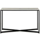 Luxe Marble Console Table - White