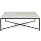 Luxe Marble Coffee Table Small - White