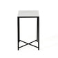 Luxe Marble Side Table - White