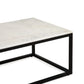 Sculpt Coffee Table - White Marble