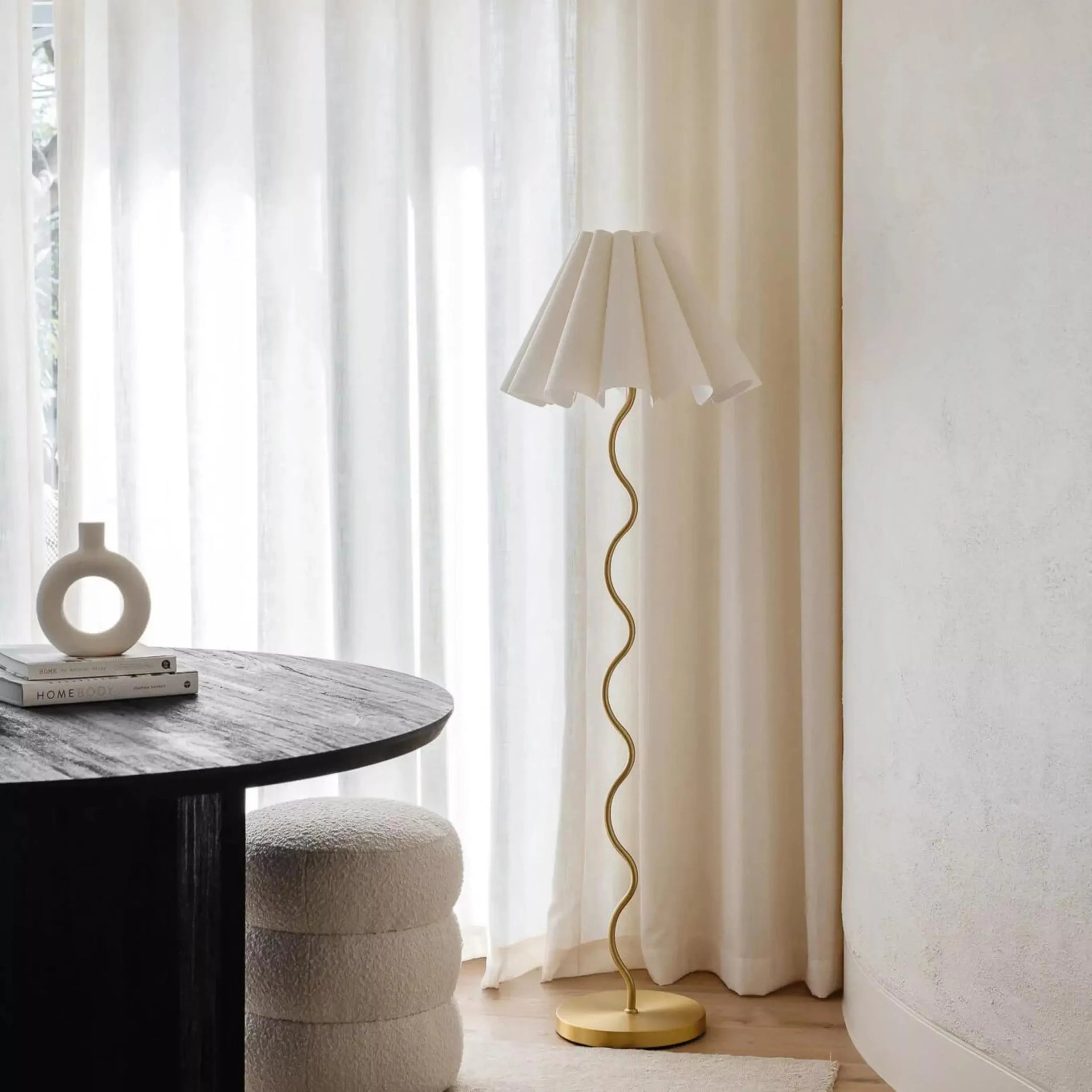 Cora Floor Lamp - Natural