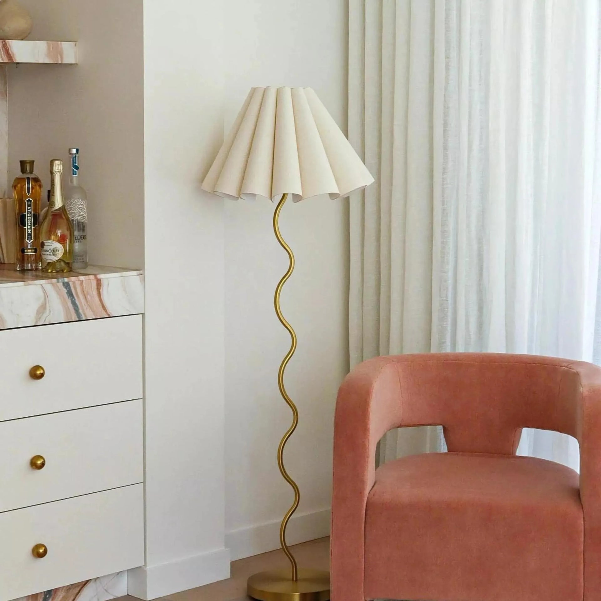 Cora Floor Lamp - Natural