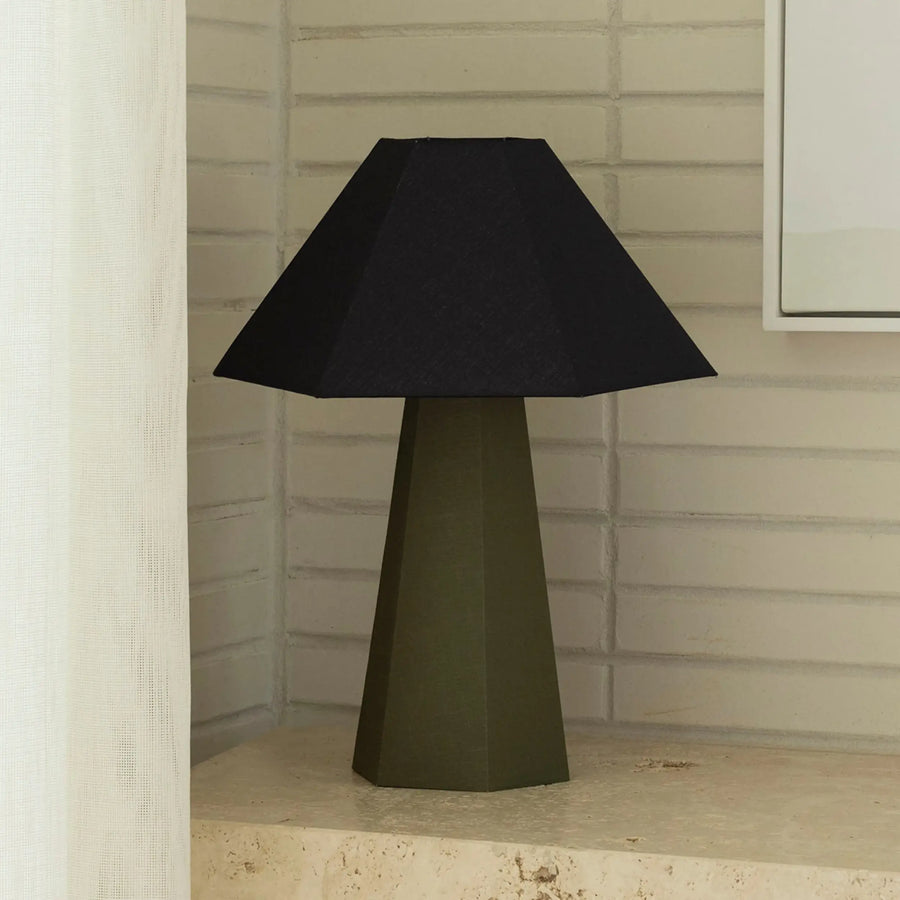 Blake Table Lamp - Noir Olive