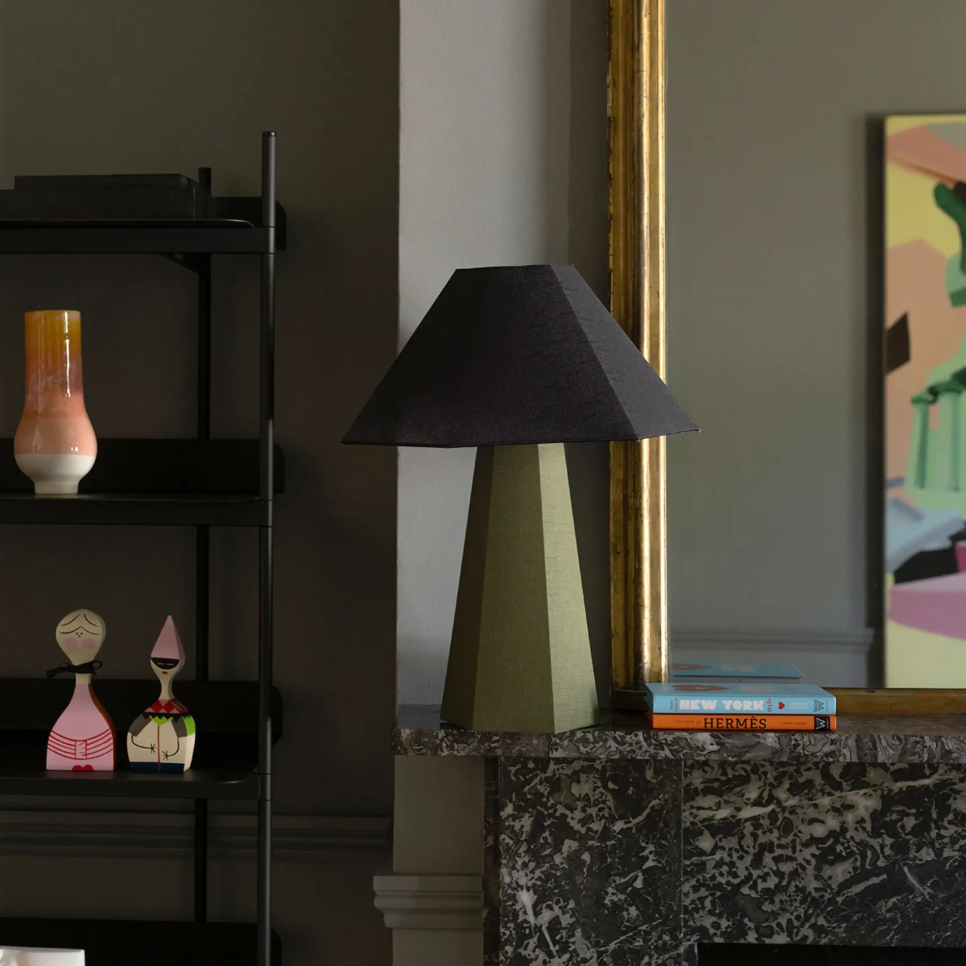 Blake Table Lamp - Noir Olive