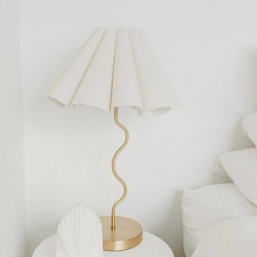 Cora Table Lamp - Neutral / Gold