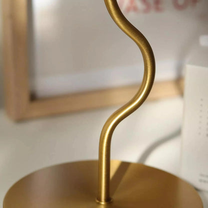 Cora Table Lamp - Neutral / Gold