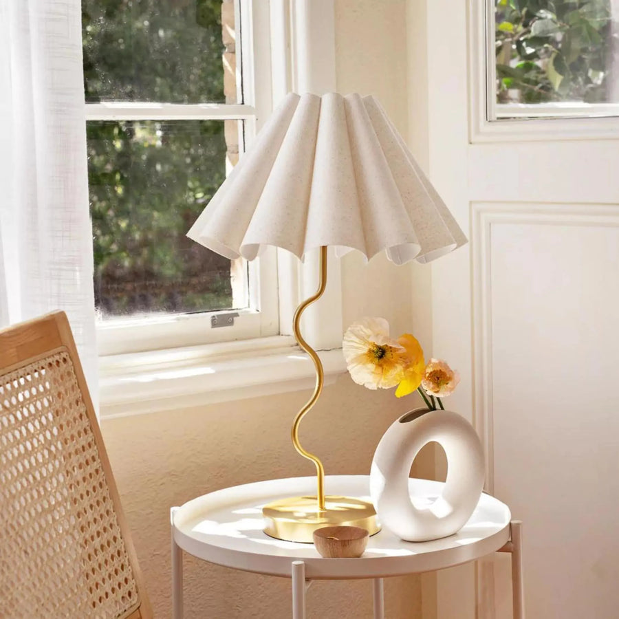 Cora Table Lamp - Neutral / Gold
