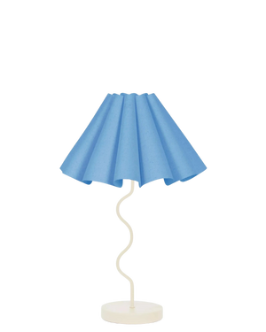 Cora Table Lamp - Tranquil Blue / White