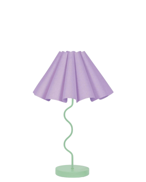 Cora Table Lamp - Lilac / Pastel Green