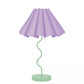 Cora Table Lamp - Lilac / Pastel Green