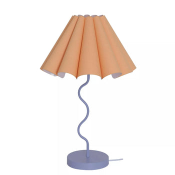 Cora Table Lamp - Tropical Peach / Purple