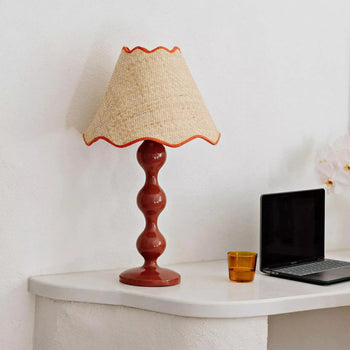 Evie Table Lamp - Cherry