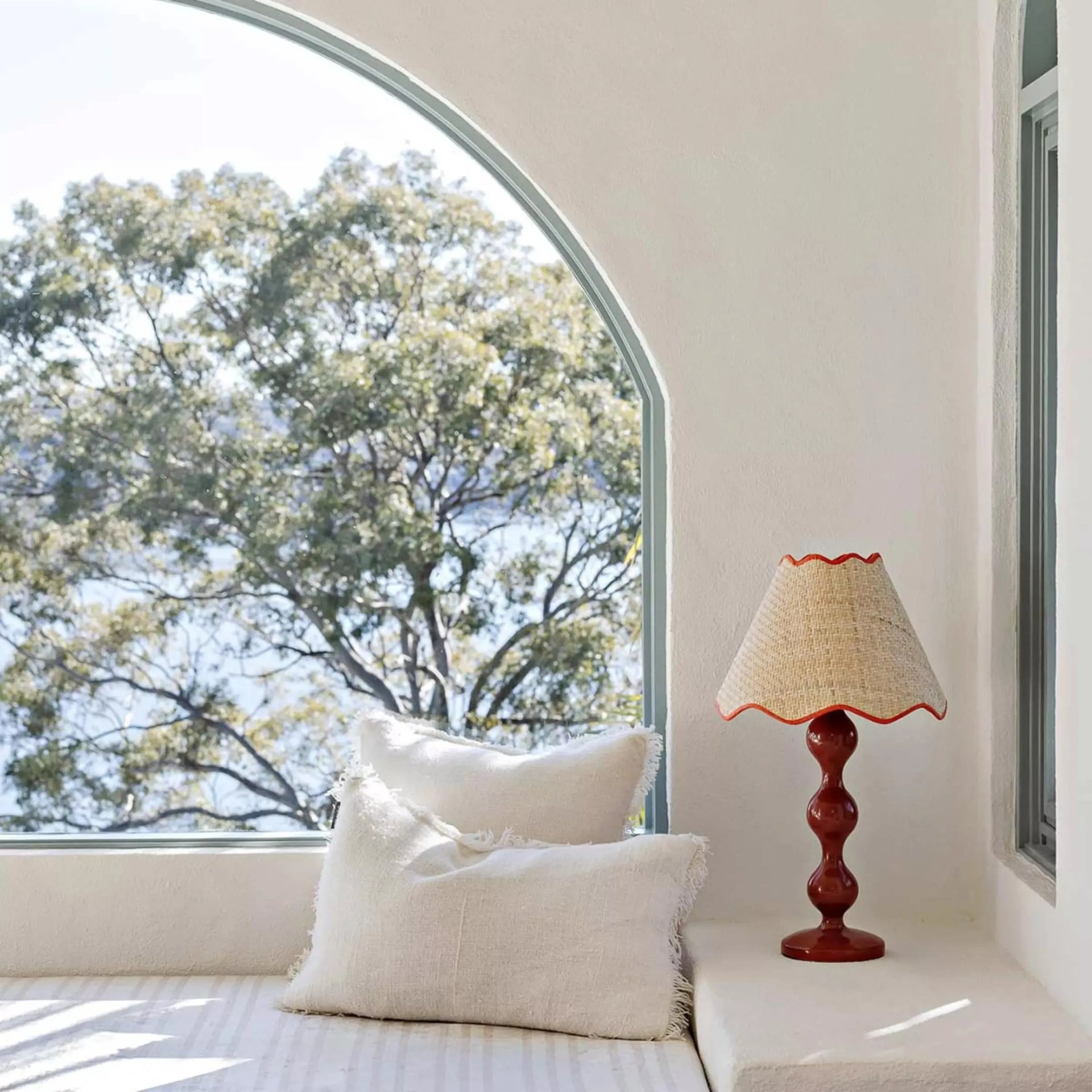 Evie Table Lamp - Cherry