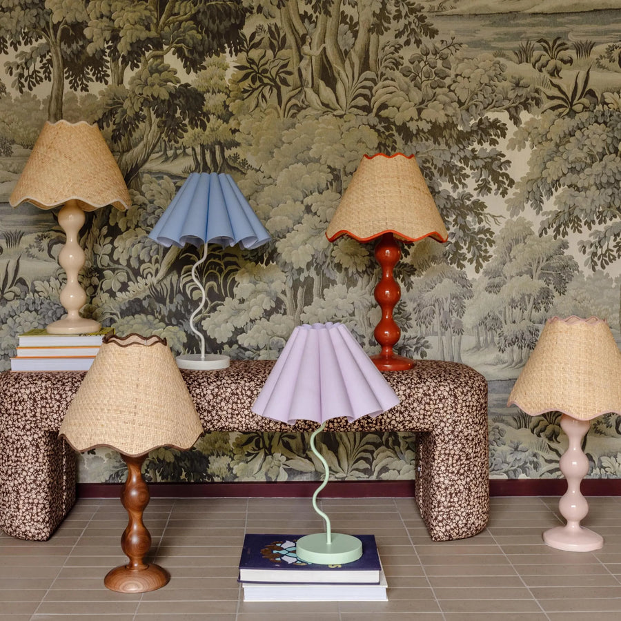 Evie Table Lamp - Cherry