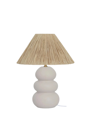 Soffia Raffia Table Lamp - Natural