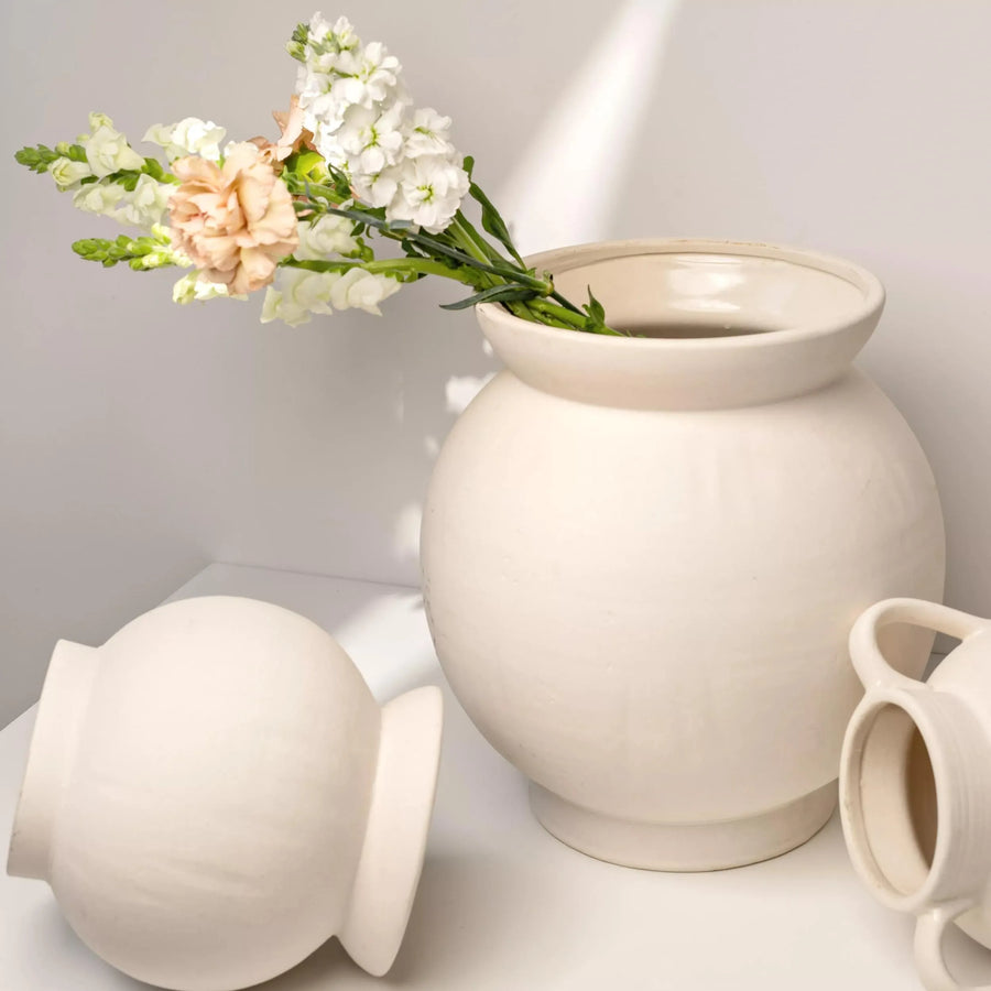 Willow Pot Small - Cream
