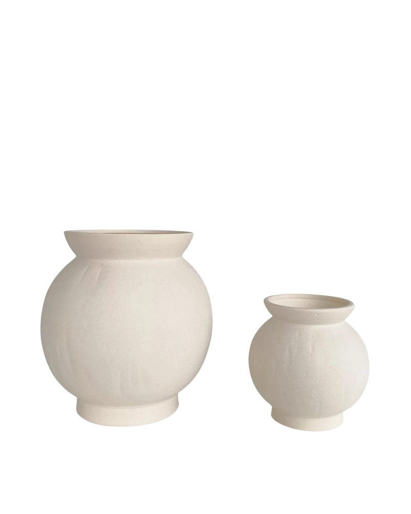 Willow Pot Small - Cream
